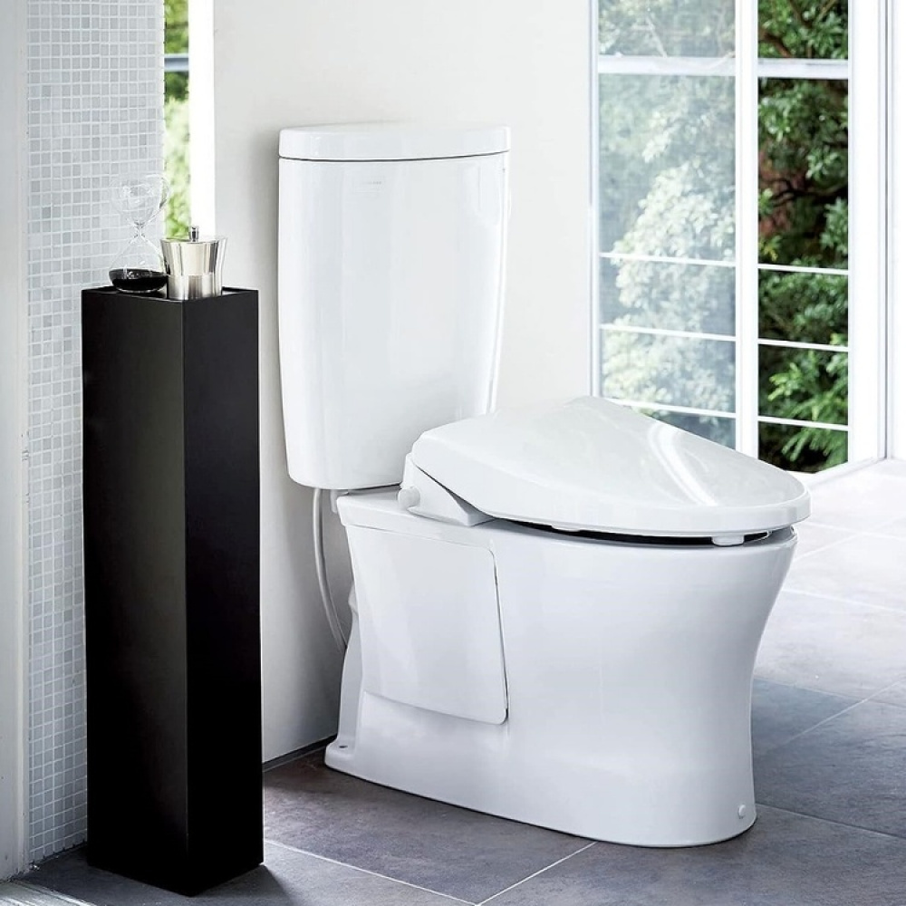 Shelf for toilet paper, TOWER SLIM TOILET RACK, 17 x 13 x H 70,5 cm, Black in the group Storage / Bathroom storage at SmartaSaker.se (41180)