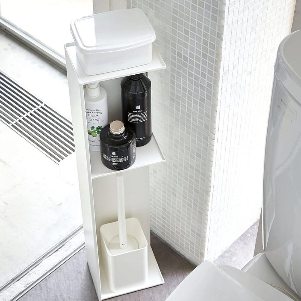 Shelf for toilet paper, TOWER SLIM TOILET RACK, 17 x 13 x H 70,5 cm, White in the group Storage / Bathroom storage at SmartaSaker.se (41181)