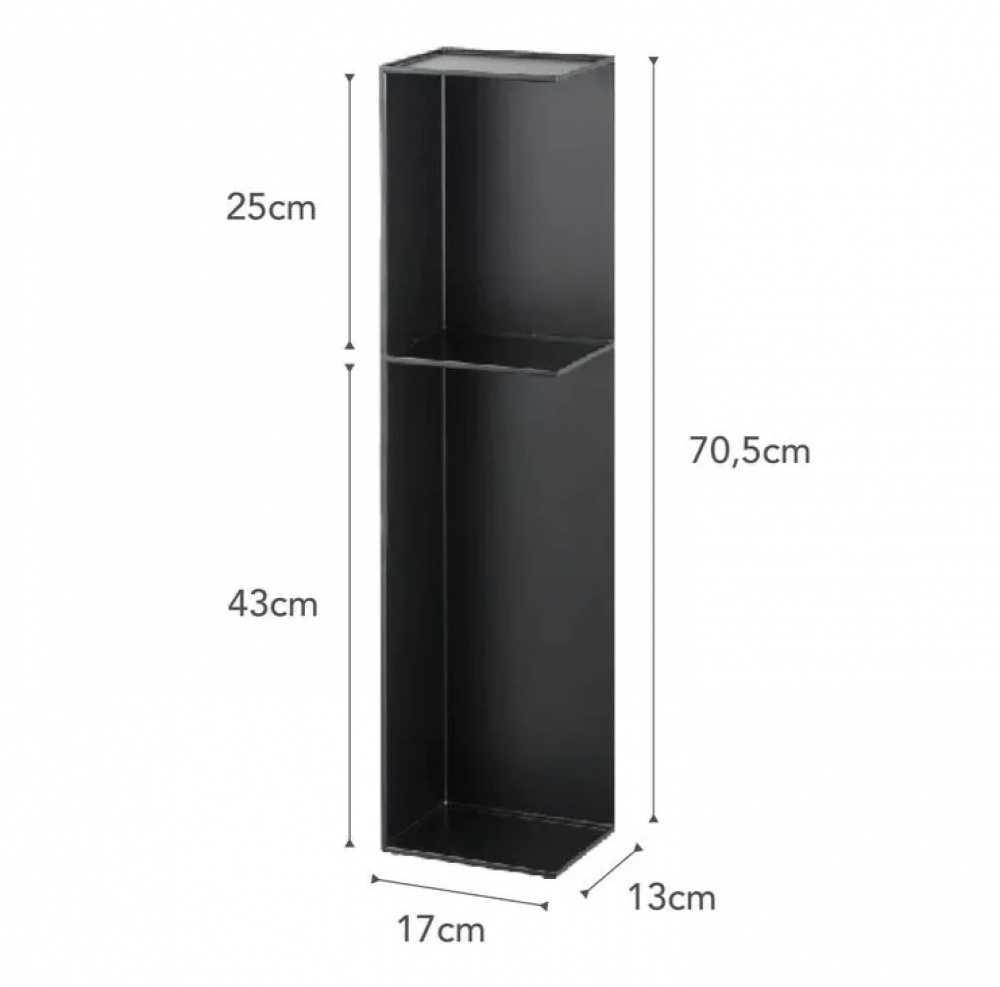 Shelf for toilet paper, TOWER SLIM TOILET RACK, 17 x 13 x H 70,5 cm, White in the group Storage / Bathroom storage at SmartaSaker.se (41181)