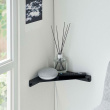 Shelf in metal, TOWER CORNER SHELF, Yamazaki, Black Shelf in metal, TOWER CORNER SHELF, Yamazaki, Black