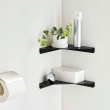 Shelf in metal, TOWER CORNER SHELF, Yamazaki, Black Shelf in metal, TOWER CORNER SHELF, Yamazaki, Black