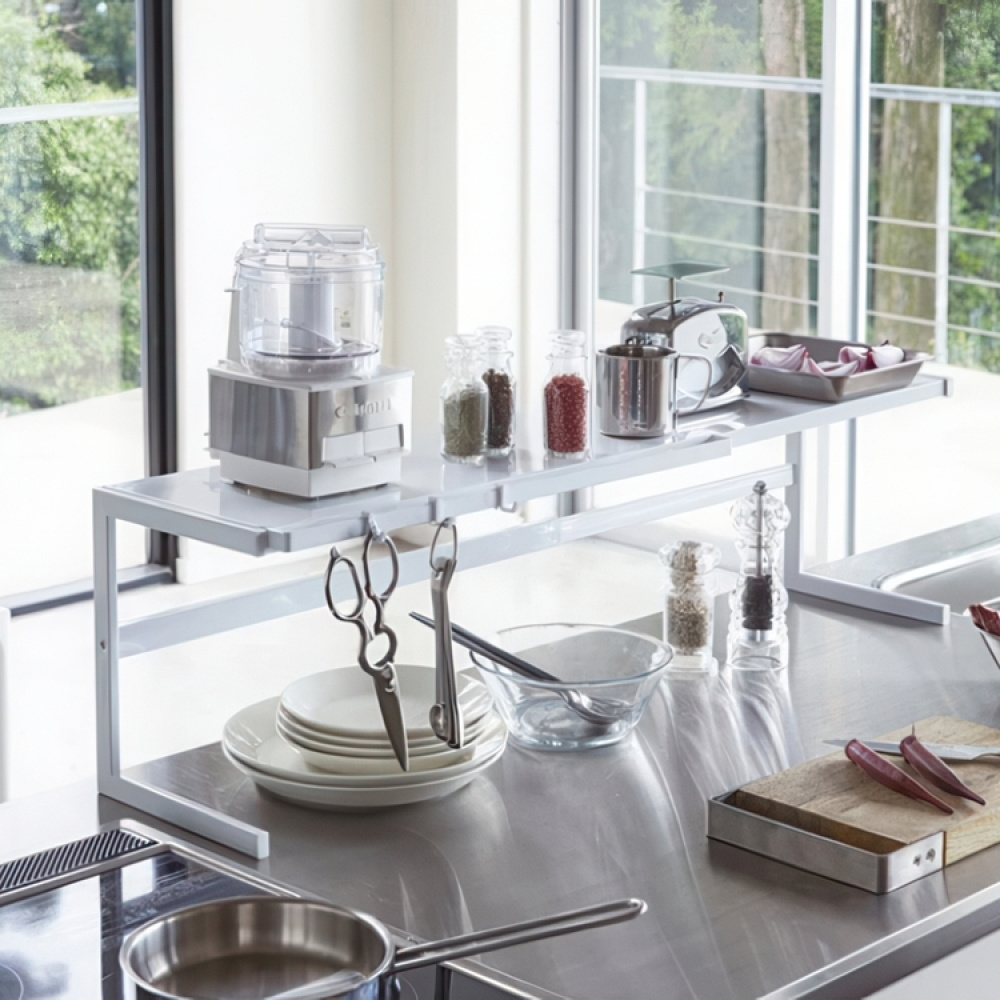 Shelf in Metal, TOWER EXPANDABLE KITCHEN RACK, Yamazaki in the group Storage / Kitchen storage / Kitchen cabinet organizers at SmartaSaker.se (41184)