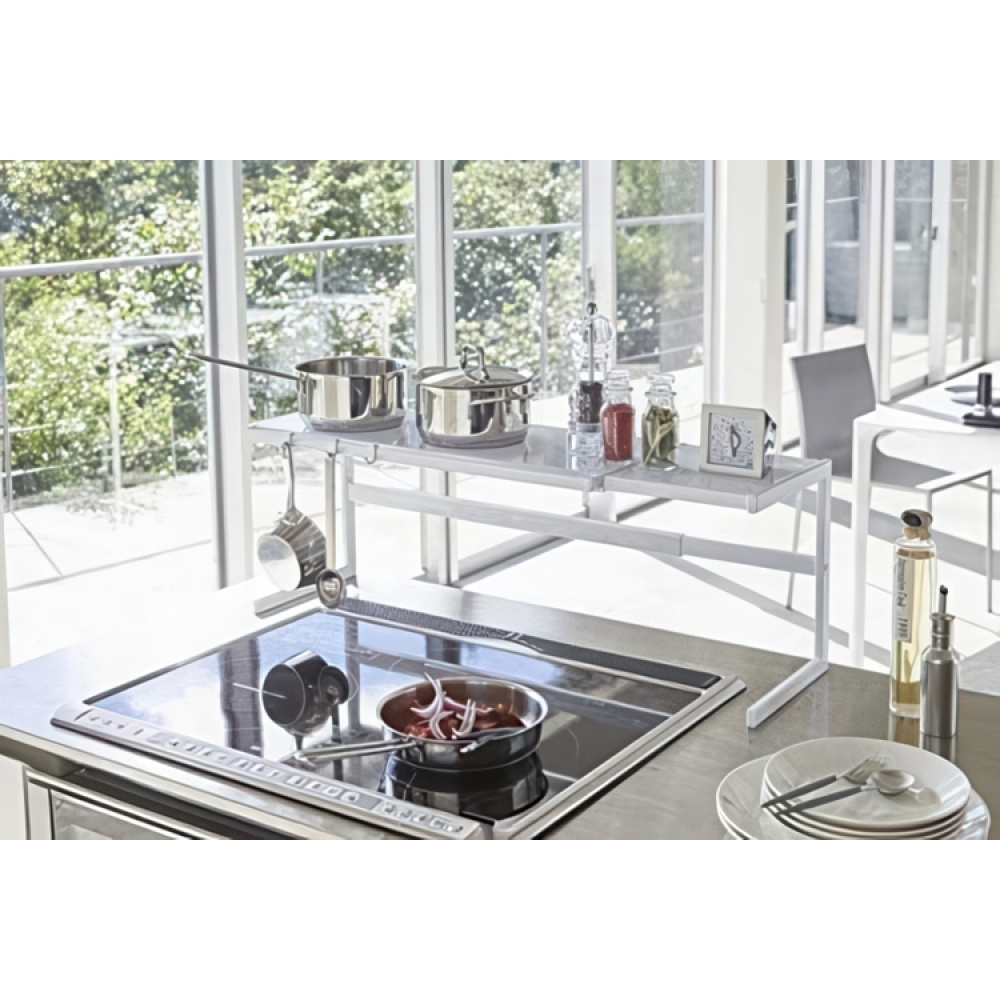 Shelf in Metal, TOWER EXPANDABLE KITCHEN RACK, Yamazaki in the group Storage / Kitchen storage / Kitchen cabinet organizers at SmartaSaker.se (41184)