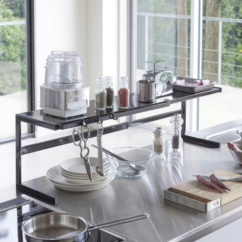 Shelf in Metal, TOWER EXPANDABLE KITCHEN RACK, Yamazaki in the group Storage / Kitchen storage / Kitchen cabinet organizers at SmartaSaker.se (41184)