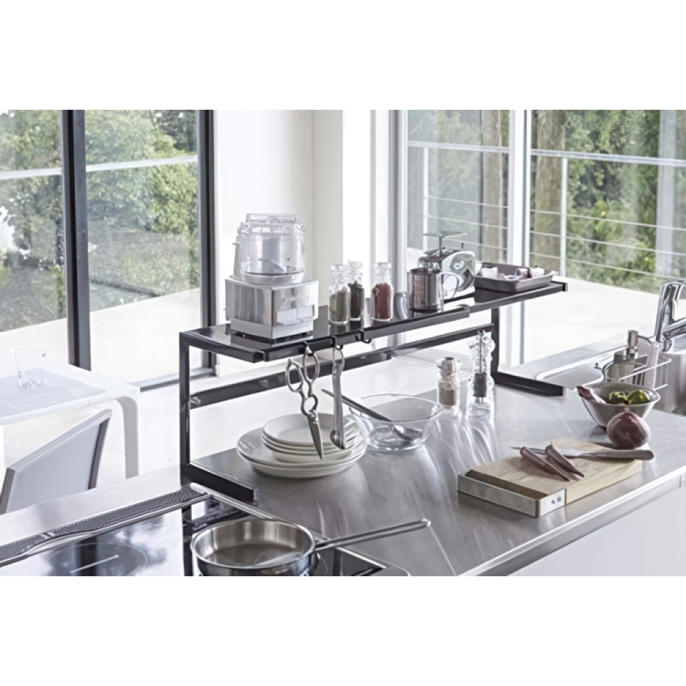 Shelf in Metal, TOWER EXPANDABLE KITCHEN RACK, Yamazaki in the group Storage / Kitchen storage / Kitchen cabinet organizers at SmartaSaker.se (41184)