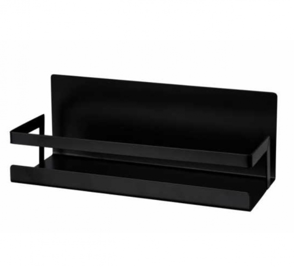 Shelf in sturdy metal, Magnetic / Adhesive, GEWÜRZREGAL, 30 x 11 x H 12 cm, Black in the group Storage / Magnets and adhesives / Magnetic storage at SmartaSaker.se (41185)