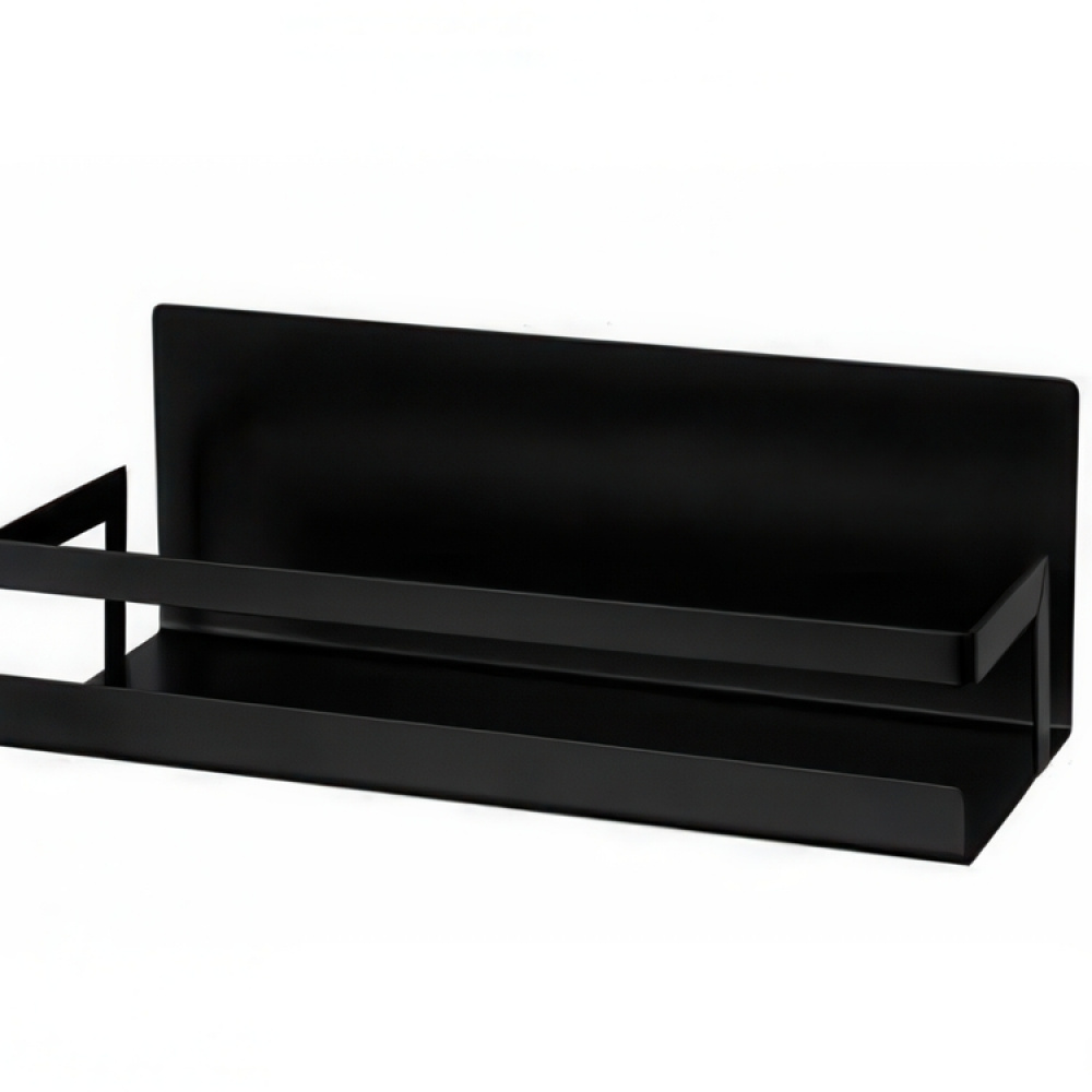 Shelf in sturdy metal, Magnetic / Adhesive, GEWÜRZREGAL, 30 x 11 x H 12 cm, Black in the group Storage / Magnets and adhesives / Magnetic storage at SmartaSaker.se (41185)