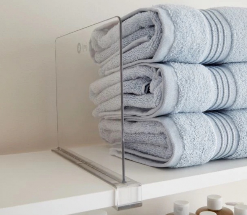 Shelf Divider, THE HOME EDIT SHELF DIVIDER, 30,5 x H 23 cm, Transparent in the group Storage / Wardrobe storage at SmartaSaker.se (41190)