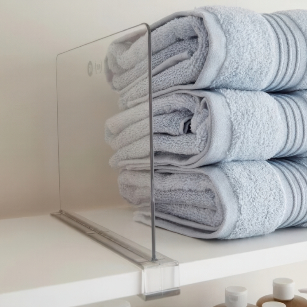 Shelf Divider, THE HOME EDIT SHELF DIVIDER, 30,5 x H 23 cm, Transparent in the group Storage / Wardrobe storage at SmartaSaker.se (41190)