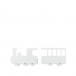 Shelves in metal, TRAIN BOOK SHELF, White Shelves in metal, TRAIN BOOK SHELF, White