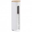 Holder for cotton pads, LARESA MAKE UP, Ø8 x H25 cm, White / beige Holder for cotton pads, LARESA MAKE UP, Ø8 x H25 cm, White / beige
