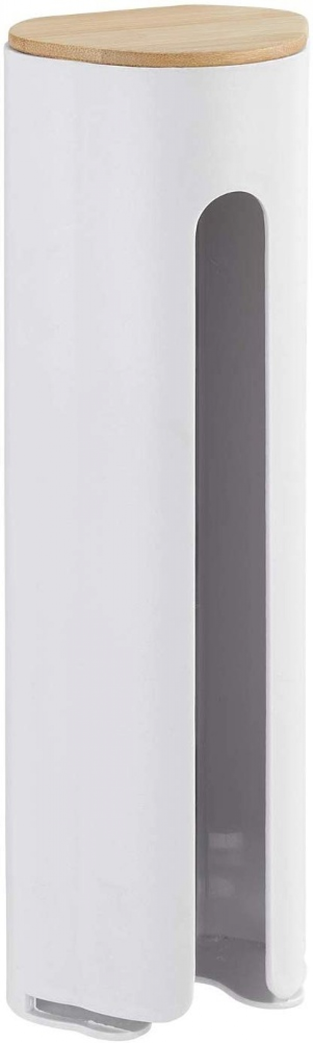 Holder for cotton pads, LARESA MAKE UP, Ø8 x H25 cm, White / beige in the group Storage / Bathroom storage / Makeup storage at SmartaSaker.se (41197)