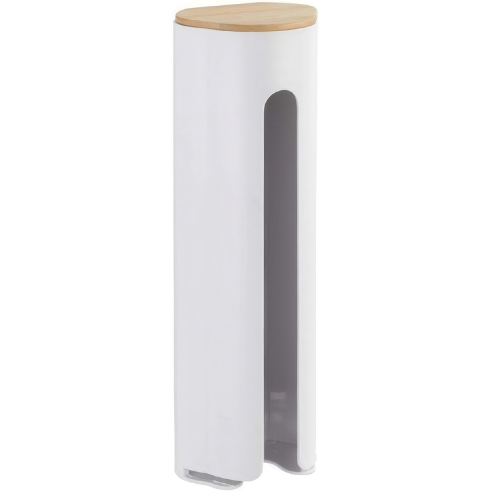 Holder for cotton pads, LARESA MAKE UP, Ø8 x H25 cm, White / beige in the group Storage / Bathroom storage / Makeup storage at SmartaSaker.se (41197)