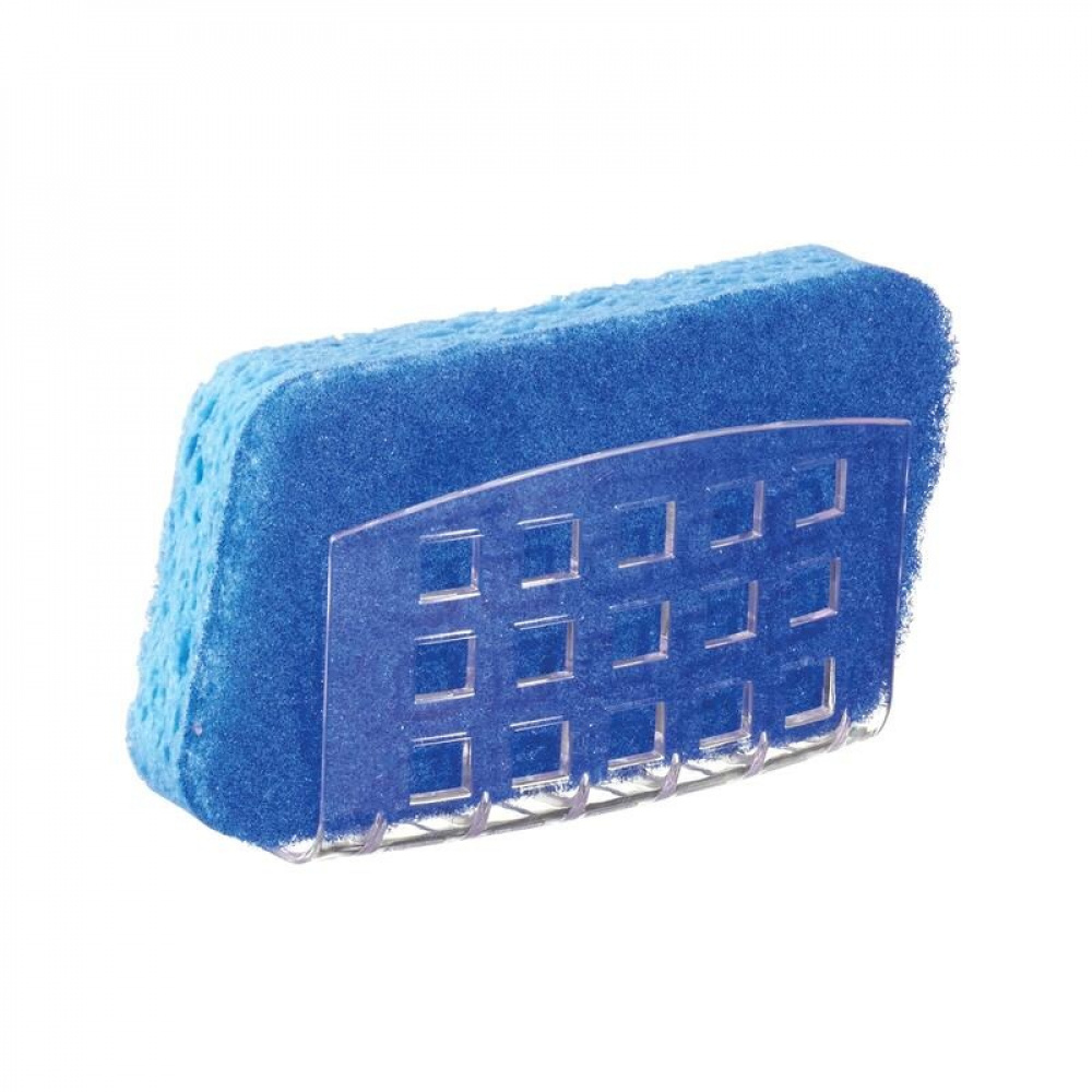Sink caddy with suction cups, SINKWORKS SPONGE HOLDER, Clear in the group Storage / Kitchen storage / Dish racks and sink accessories at SmartaSaker.se (41199)