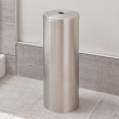 Toilet paper reserve canister, FORMA, Ø 13,5 x H 35 cm, Stainless Steel