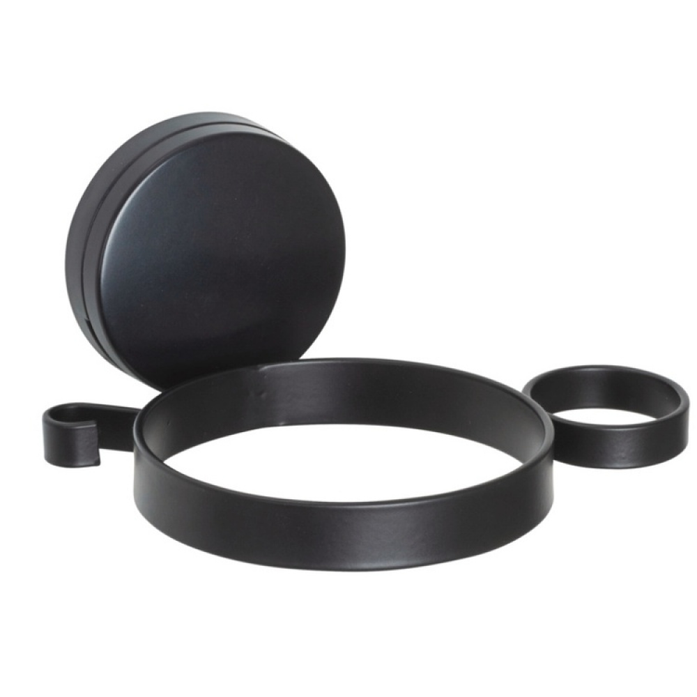 Holder for Hairdryer, Self-Adhesive, PAVIA STATIC-LOC, Black in the group Storage / Bathroom storage at SmartaSaker.se (41212)