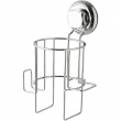 Holder for Hairdryer, Suction Cup Mounting, BESTLOCK, Silver Holder for Hairdryer, Suction Cup Mounting, BESTLOCK, Silver