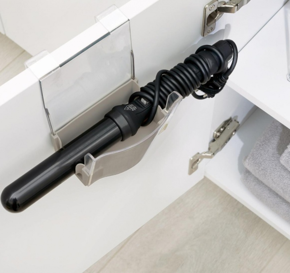 Organizer, Over Door, THE HOME EDIT HANGING HAIR TOOL, Clear / Grey in the group Storage / Bathroom storage at SmartaSaker.se (41215)