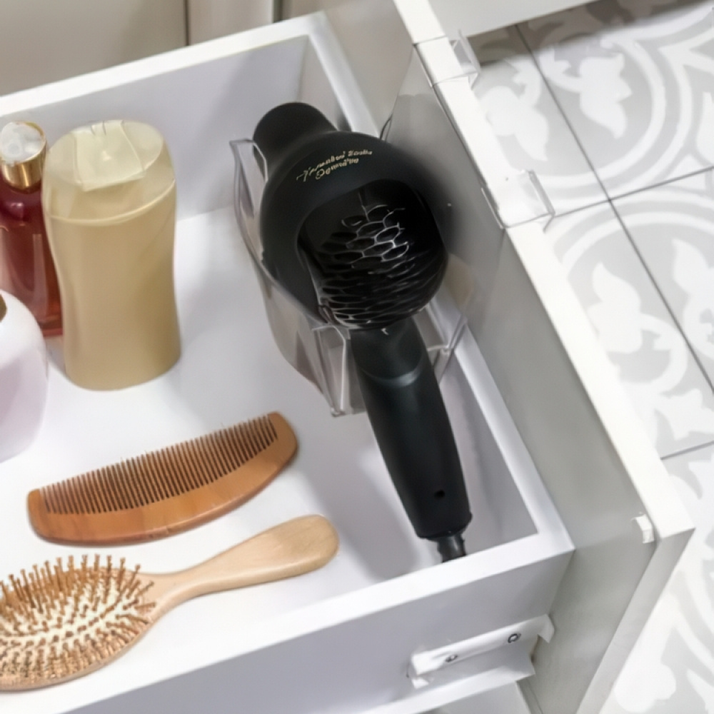 Organizer, Over Door, THE HOME EDIT HANGING HAIR TOOL, Clear / Grey in the group Storage / Bathroom storage at SmartaSaker.se (41215)