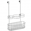 Holder for Hairdryers, Over Cabinet Door, HAIR CARE STATION, Silver