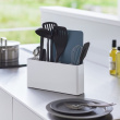 Metal Holder, TOWER UTENSIL HOLDER, Yamazaki, White
