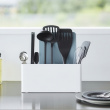 Metal Holder, TOWER UTENSIL HOLDER, Yamazaki, White