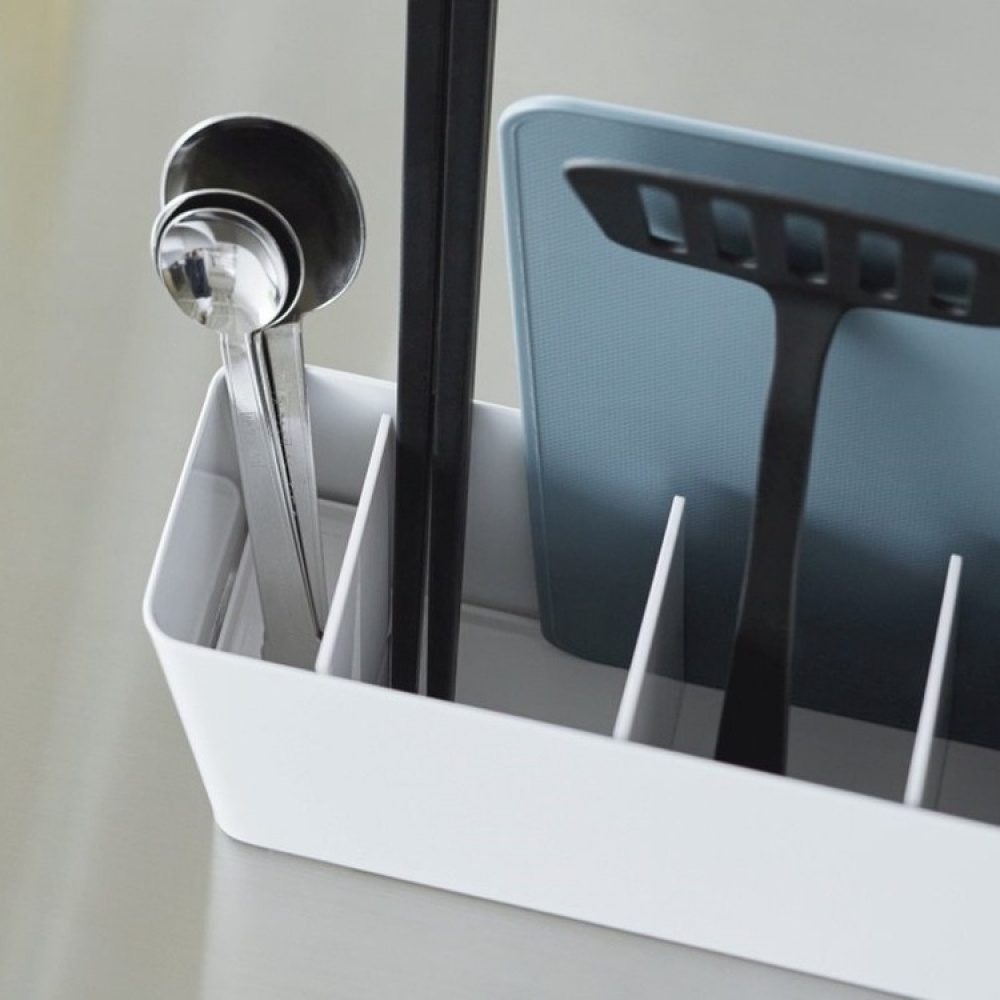 Metal Holder, TOWER UTENSIL HOLDER, Yamazaki, White in the group Storage / Kitchen storage at SmartaSaker.se (41218)
