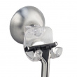 Holder for razor with suction cups, FORMA, Silver / Clear