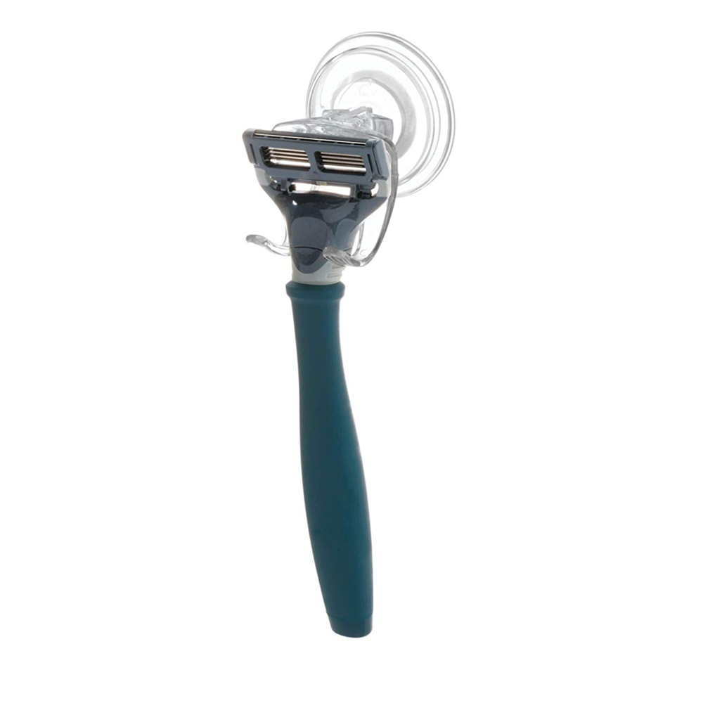 Holder for razor with suction cup, ID POWER LOCK, Clear in the group Storage / Bathroom storage at SmartaSaker.se (41221)
