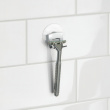 Holder for razor with suction cups, RAZOR HOLDER, Chrome Holder for razor with suction cups, RAZOR HOLDER, Chrome