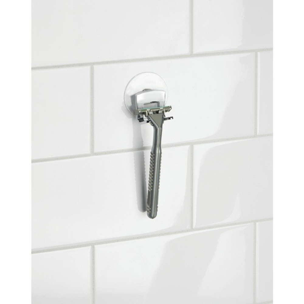 Holder for razor with suction cups, RAZOR HOLDER, Chrome in the group Storage / Bathroom storage at SmartaSaker.se (41222)