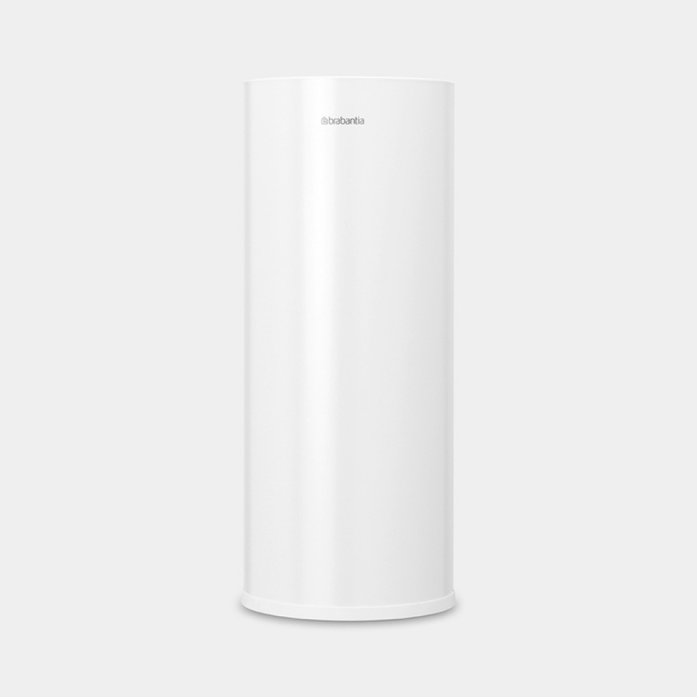Holder for toilet paper, Metal, RENEW, Ø 13 x H 32 cm, White in the group Storage / Bathroom storage at SmartaSaker.se (41226)