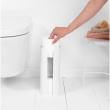 Holder for toilet paper, Metal, RENEW, Ø 13 x H 32 cm, White Holder for toilet paper, Metal, RENEW, Ø 13 x H 32 cm, White