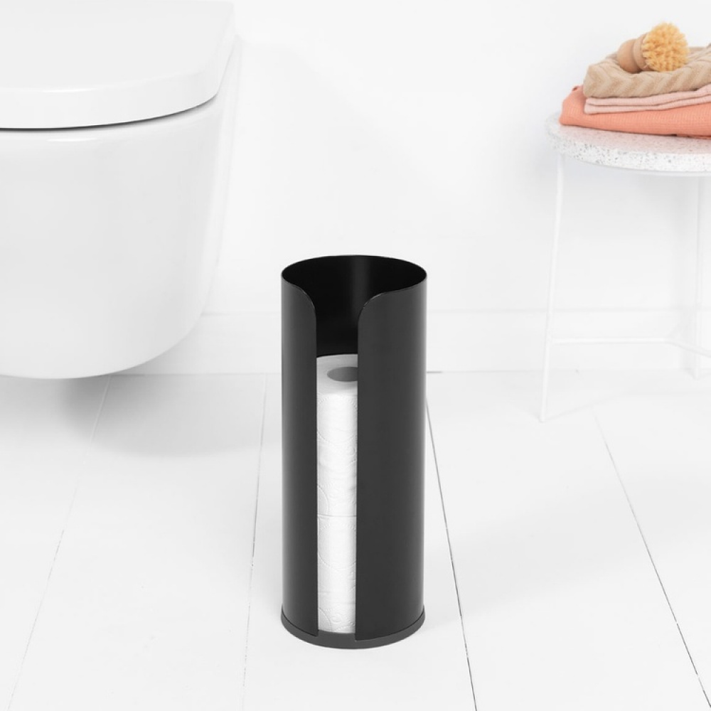 Holder for toilet paper, Metal, RENEW, Ø 13 x H 32 cm in the group Storage / Bathroom storage at SmartaSaker.se (41228)