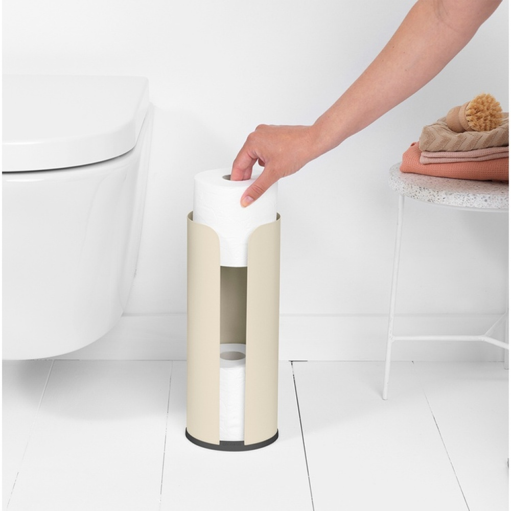 Holder for toilet paper, Metal, RENEW, Ø 13 x H 32 cm in the group Storage / Bathroom storage at SmartaSaker.se (41228)