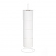 Holder for toilet paper, Metal, ROLLOS, Ø 15 x H 50 cm, White Holder for toilet paper, Metal, ROLLOS, Ø 15 x H 50 cm, White