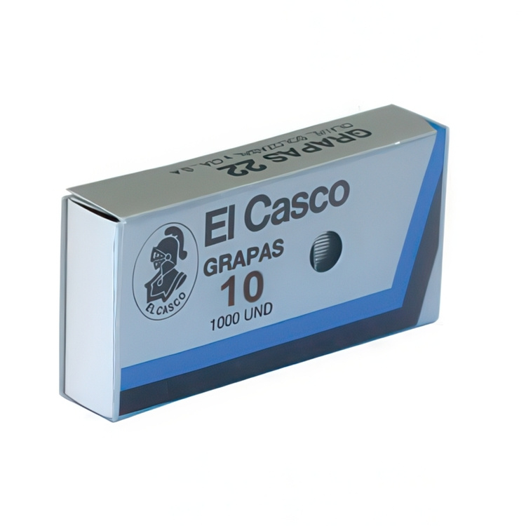 Staples, Set of 1000, EL CASCO No 10, Silver in the group Storage / Office supplies at SmartaSaker.se (41235)