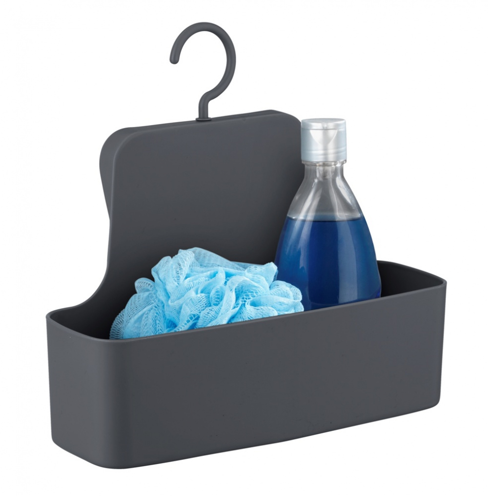 Hanging bathroom basket, BARCELONA, 26 x 9 x H 24 cm, Anthracite in the group Storage / Bathroom storage / Bath and shower caddies at SmartaSaker.se (41252)