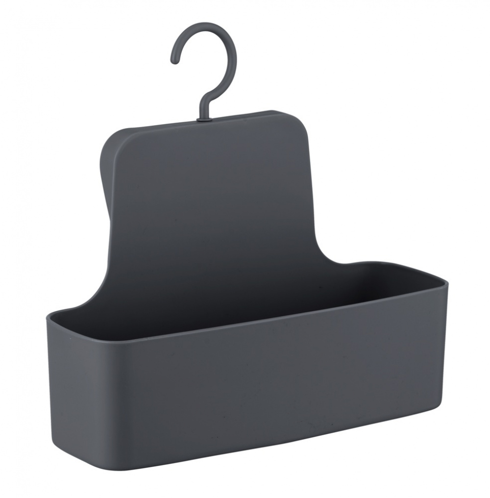 Hanging bathroom basket, BARCELONA, 26 x 9 x H 24 cm, Anthracite in the group Storage / Bathroom storage / Bath and shower caddies at SmartaSaker.se (41252)