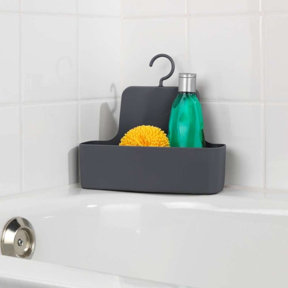 Hanging bathroom basket, BARCELONA, 26 x 9 x H 24 cm, Anthracite in the group Storage / Bathroom storage / Bath and shower caddies at SmartaSaker.se (41252)