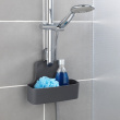 Hanging bathroom basket, BARCELONA, 26 x 9 x H 24 cm, Anthracite Hanging bathroom basket, BARCELONA, 26 x 9 x H 24 cm, Anthracite