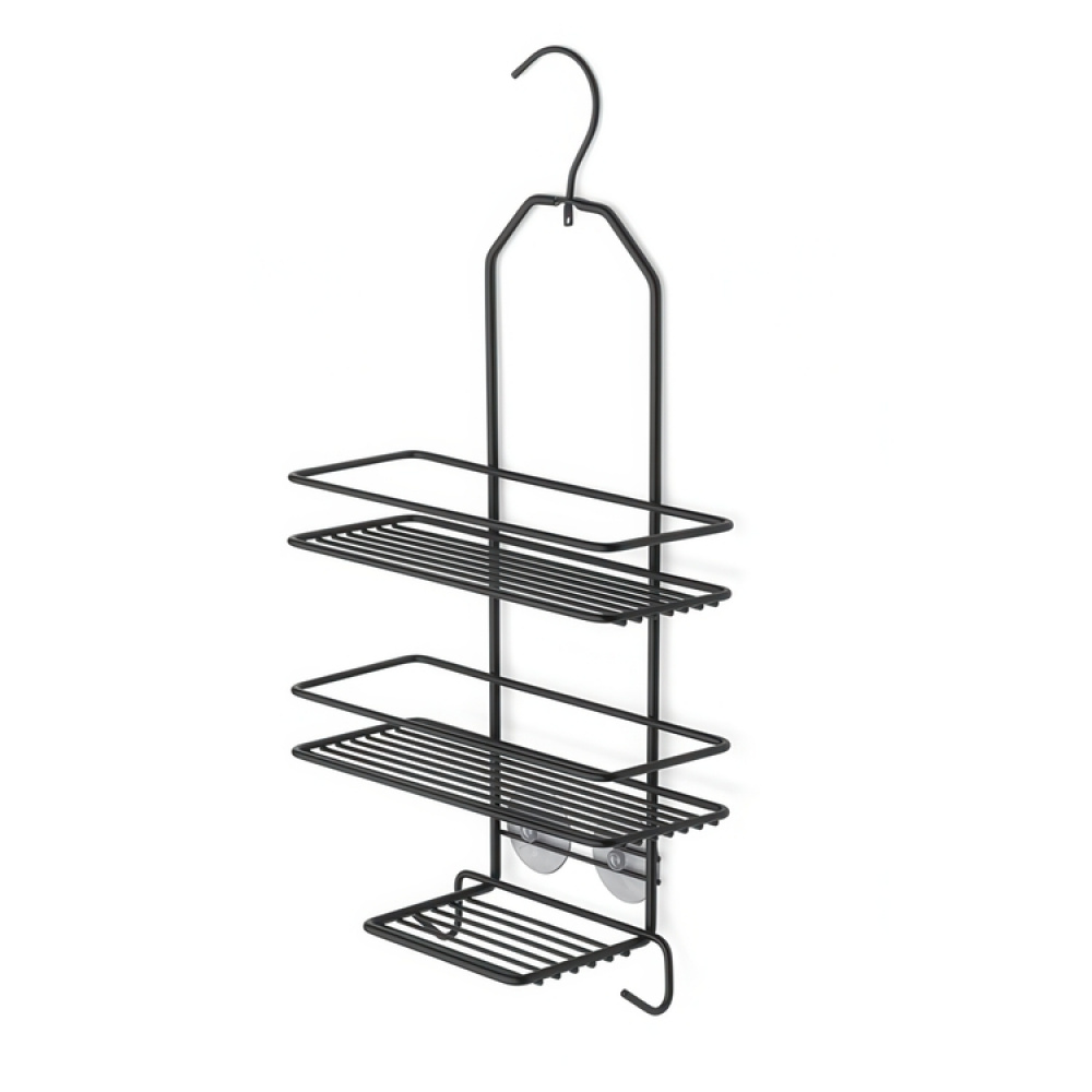 Hanging bathroom shelf, HABO LAELIA, 25 x 10 x H 43,5 cm, Black in the group Storage / Bathroom storage / Bath and shower caddies at SmartaSaker.se (41255)