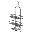Hanging bathroom shelf, HABO LAELIA, 25 x 10 x H 43,5 cm, Black Hanging bathroom shelf, HABO LAELIA, 25 x 10 x H 43,5 cm, Black