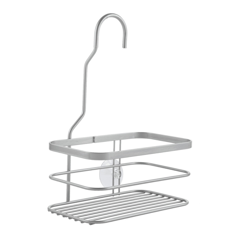 Hanging bathroom basket, ORIGIN, 20 x 12 x H 29 cm, Silver in the group Storage / Bathroom storage / Bath and shower caddies at SmartaSaker.se (41257)