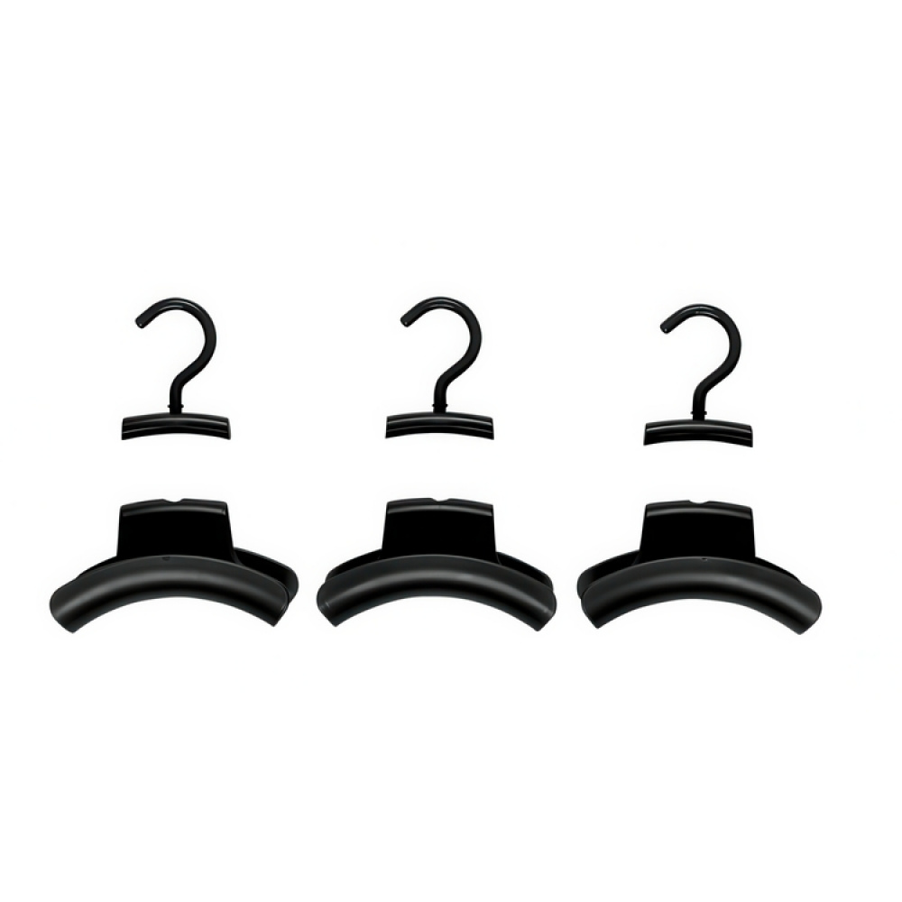 Hanging storage for bags with hanger, Set of 3, HANDTASCHENHALTER, Black in the group Storage / Wardrobe storage / Bag storage at SmartaSaker.se (41260)