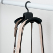 Hanging storage for bags with hanger, Set of 3, HANDTASCHENHALTER, Black Hanging storage for bags with hanger, Set of 3, HANDTASCHENHALTER, Black