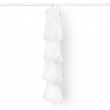 Hanging storage for bags, 8 compartments, MILKY WHITE, 33 x H 122 cm, Transparent  Hanging storage for bags, 8 compartments, MILKY WHITE, 33 x H 122 cm, Transparent