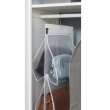 Hanging storage for bags, 8 compartments, PORTA BORSE, 33 x H 120 cm, Clear Hanging storage for bags, 8 compartments, PORTA BORSE, 33 x H 120 cm, Clear