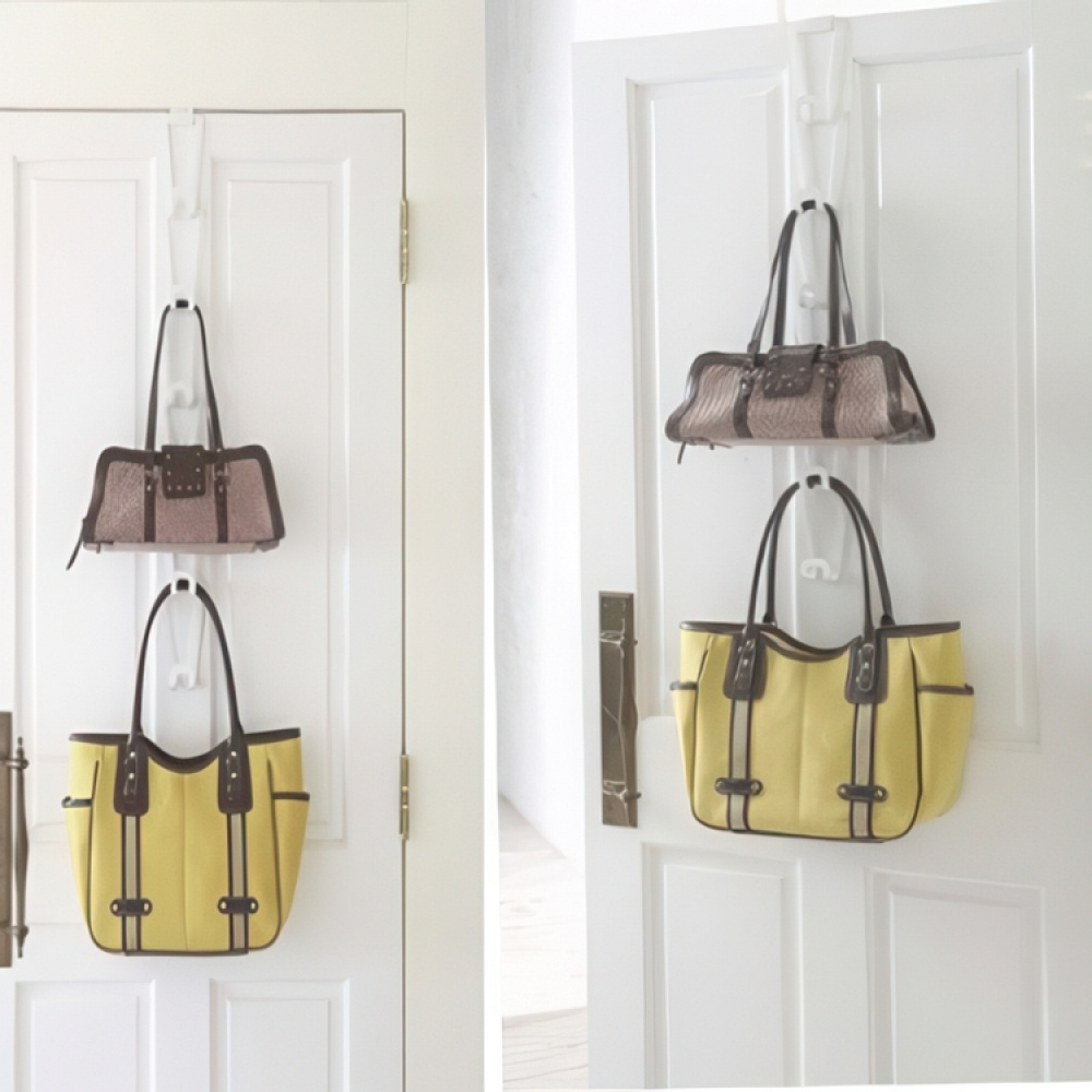 Hanging storage for bags, JOINT BAG HANGER CHAIN, Yamazaki, White in the group Storage / Wardrobe storage / Bag storage at SmartaSaker.se (41264)