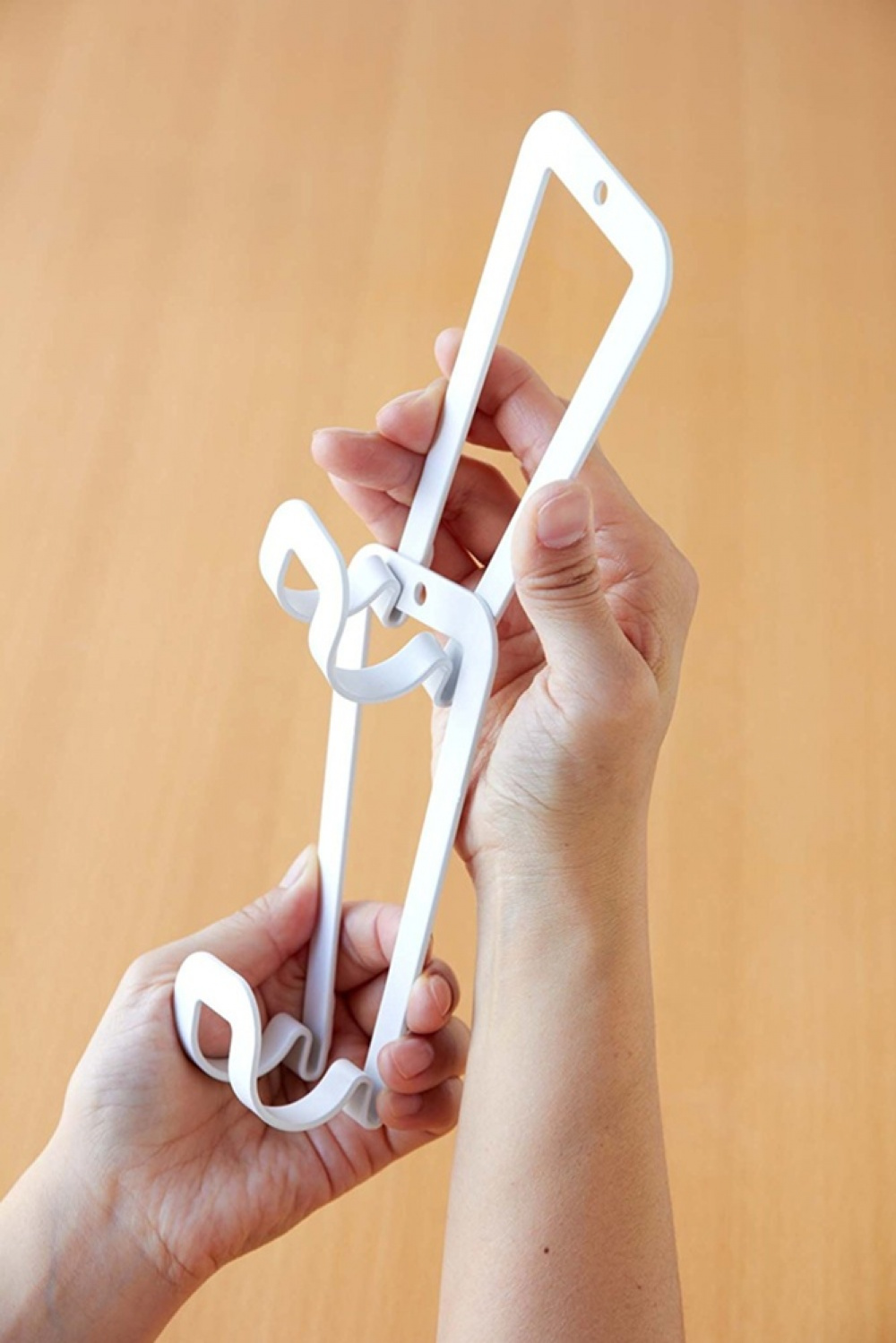 Hanging storage for bags, JOINT BAG HANGER CHAIN, Yamazaki, White in the group Storage / Wardrobe storage / Bag storage at SmartaSaker.se (41264)